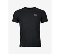 T-shirt Ortovox 120 Cool Tec MTN Stripe manica corta nero - XL