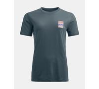 T-shirt Ortovox 140 Cool MTN Gradient manica corta grigio scuro artico donna - S