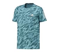 Adidas - T-shirt leggera e traspirante a maniche corte - OTR Aop Tee M Mint Ton Preloved Teal per Uomo - Taglia L - Blu Blu L