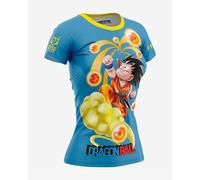 T-shirt Otso Dragon Ball manica corta blu giallo donna - L