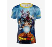T-shirt Otso Dragon Ball manica corta blu scuro rosso - L