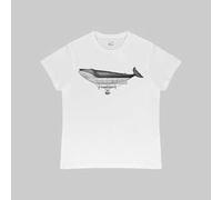 T-Shirt Otto d'Ambra x Feltrinelli - Balena Dirigibile / Connection - tg. S - bianca