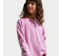 T-shirt oversize a manica lunga Nike - Ragazza - Viola M