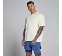 T-shirt oversize a rete Hybrid MP uomo - Nebbia - S