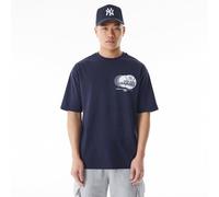 New Era T-Shirt Oversize Baseball York Yankees Navy Whitete