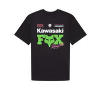 T-shirt oversize da donna Fox Racing Kawasaki Noir