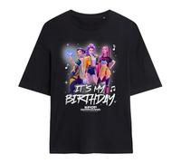 T-Shirt Oversize da Donna K-Pop Demon Hunters Huntrix It's My Birthday Group, Nera, M