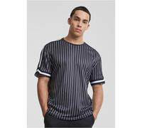 T-shirt oversize in maglia a righe Urban Classics Noir S