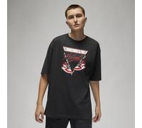 Jordan Maglia extra large rosso fuoco / nero / bianco Donna Jordan M