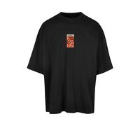 T-shirt oversize Mister Tee Puffer Peace Noir M