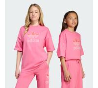 ADIDAS ORIGINALS Maglietta 'Trefoil' rosa / rosso chiaro / bianco Bambini ADIDAS ORIGINALS 140