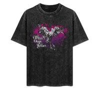 T-shirt oversize vintage in cotone Three Days Grace Graphic Camicie a maniche corte girocollo abbigliamento unisex Tees Shirt, Stile 5, M