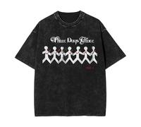 T-shirt oversize vintage in cotone Three Days Grace Graphic Camicie a maniche corte girocollo abbigliamento unisex Tees Shirt, Musica-4, S