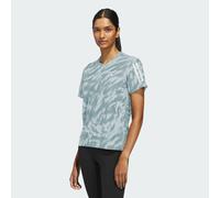 Adidas - Maglietta a maniche corte leggera e traspirante - OTR Aop Tee W Halo Mint / Mint Ton per Donne - Taglia S - Blu