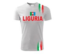 T-Shirt PADEL Tessuto Dry Fit UNISEX - LIGURIA - Elasticizzato Traspirante
