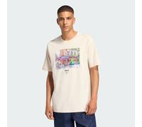adidas Originals - T-shirt bianca con grafica illustrata di Parigi-Bianco S