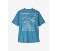 T-shirt Patagonia Cap Cool Daily Cloud manica corta blu - S