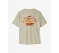 T-shirt Patagonia Cap Cool Daily Great Wave manica corta beige - S