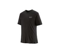 T-shirt Patagonia Cap Cool Merino Blend Graphic Shirt (Heritage Header: Black) Uomo M