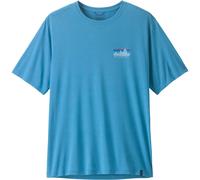 T-shirt Patagonia Cap Cool Daily 73 Skyline manica corta blu - S