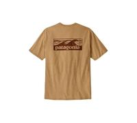 T-shirt Patagonia M's Boardshort Logo Pocket Responsibili-Tee (Talon Gold) Uomo S