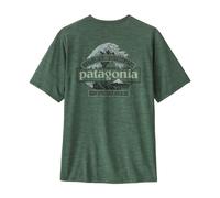 T-Shirt Patagonia M's Cap Cool Daily Shirt - Great Waves (Great Waves Canopy Green - Light Canopy Green X-Dye) Uomo XL
