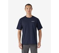T-shirt Patagonia P-6 Logo Responsibili-Tee manica corta blu scuro bianco - XXL