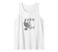 T-Shirt Pellicano su Un Post Art Canotta