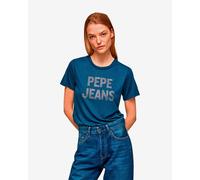 Pepe Jeans Niko Short Sleeve T-shirt Blu XS Donna