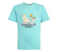 Adidas Minecraft Terrex Short Sleeve T-shirt Blu 7-8 Years Bambini