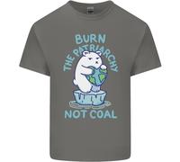T-Shirt Per Bambini Burn The Patriachy Non Il Carbone