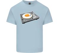 T-Shirt Per Bambini Con DJ DJING Turntable Egg Decks
