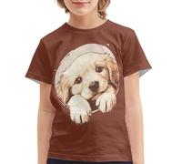 T-shirt per bambini con grafica 3D divertente stampa animalier pullover t-shirt ragazzi ragazze magliette estive a maniche corte 3-16 anni, 0-golden retriever, 5-6 Years