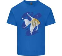 T-Shirt Per Bambini Con Pesce Angelo Nell'Oceano