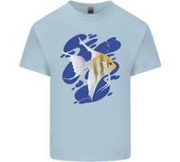T-Shirt Per Bambini Con Pesce Angelo Nell'Oceano