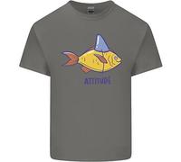 T-Shirt Per Bambini Con Stampa Di Grande Squalo Bianco Goldfish Atitude