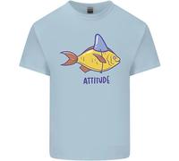 T-Shirt Per Bambini Con Stampa Di Grande Squalo Bianco Goldfish Atitude