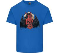 T-Shirt Per Bambini Devil Woman Guitar Death Heavy Metal Rock