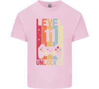 T-Shirt Per Bambini E Bambine Di 11 Anni Per Il 11° Compleanno Level Up Gaming
