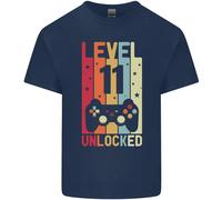 T-Shirt Per Bambini E Bambine Di 11 Anni Per Il 11° Compleanno Level Up Gaming