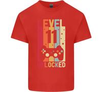 T-Shirt Per Bambini E Bambine Di 11 Anni Per Il 11° Compleanno Level Up Gaming