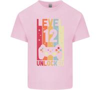T-Shirt Per Bambini E Bambine Di 12 Anni Per Il 12° Compleanno Level Up Gamming