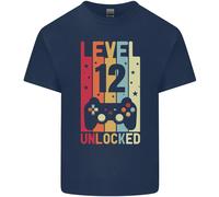 T-Shirt Per Bambini E Bambine Di 12 Anni Per Il 12° Compleanno Level Up Gamming