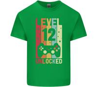 T-Shirt Per Bambini E Bambine Di 12 Anni Per Il 12° Compleanno Level Up Gamming