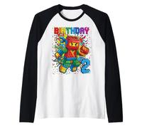 T-Shirt per Bambini e Ragazzi, 2 Anni Maglia con Maniche Raglan