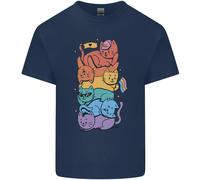 T-Shirt Per Bambini Gatti LGBT Ragazzi E Ragazze