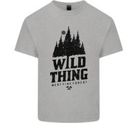 T-Shirt Per Bambini Hiking Wild Thing Camping Rambling All'Aperto