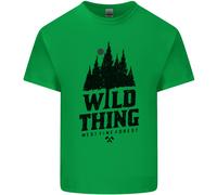 T-Shirt Per Bambini Hiking Wild Thing Camping Rambling All'Aperto
