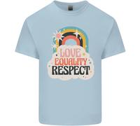 T-Shirt Per Bambini LGBT Amore Uguaglianza Rispetto Gay Pride Day