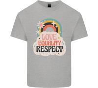 T-Shirt Per Bambini LGBT Amore Uguaglianza Rispetto Gay Pride Day